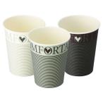 ショッピングコップ サンナップ 紙コップカラーアソート 9オンス 50個 C2750KD 柄付 紙コップ 使いきり食器 キッチン テーブル