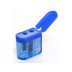 ショッピング鉛筆削り サンスター ダブル削器 セクト ブルー S4306503 手動 ミニサイズ 鉛筆削り 鉛筆 色鉛筆