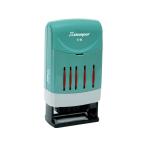 【お取り寄せ】シヤチハタ Xスタンパー回転印 欧文日付5号 赤 XNDB-5 H-R 日付回転印 回転ゴム印 スタンプ ビジネススタンプ ネーム印