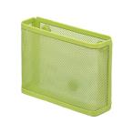 リヒトラブ/マグネットポケット メモ ハガキ W130×D30×H97 黄緑