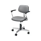 [ производитель прямая поставка ]kokyo офисная работа для вращение стул 20 серии L type локти под кожу серый резина литейщик [ оплата при получении не возможно ][ сборка * установка * бесплатная доставка ] локти имеется стул 