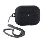 【お取り寄せ】エレコム AirPodsPro3 ケース 耐衝撃 紐付 黒 AVA-AP07CCBK ヘッドホン イヤホン オーディオ テレビ 家電