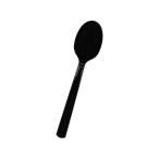 やなぎプロダクツ プラスチックスプーン 100本入 黒 Y-154 使いきりカトラリー テイクアウト 使いきり食器 キッチン テーブル