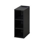 [ ваш заказ ] Iris o-yama ночной столик полки имеется черный NTB-180R low стол стол living мебель интерьер 