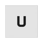 [ ваш заказ ]IM stencil U знак размер 50×40mm AST-U5040 покраска покраска защита окружающих объектов салон общественные сооружения строительство материал 