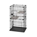 [ your order ] Iris o-yama compact cat cage 2 step dark gray CCC-112 house cat for cat pet tei Lee 