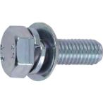 【お取り寄せ】TRUSCO 座金組込ボルト トリーマー 三価白 サイズM12×50 3本入 B716-1250 ボルト ねじ 釘 素材 作業用品 工具