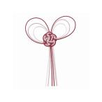 東京堂ハート水引結びレッドピンクイ...