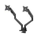 [ ваш заказ ] Sanwa Supply монитор arm двойной газ springs тип тонкий Short зажим черный CR-LAC2403BK