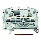 【お取り寄せ】WAGO スプリング式中継端子台 2001シリーズ2線式用 グレー色 2001-1201-PK ＤＩＮレール 端子台 コネクタ 電子部品 電源