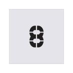 [ ваш заказ ]IM stencil 8 знак размер 100×65mm AST-50 покраска покраска защита окружающих объектов салон общественные сооружения строительство материал 