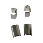 【お取り寄せ】ユタカメイク 金具 端末爪 6mm×10.5mm 4個入り KM-02 ひも端末具 金具 持ち手 荷造り紐 ロープ 梱包