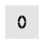 [ ваш заказ ]IM stencil O знак размер 100×65mm AST-O10065 покраска покраска защита окружающих объектов салон общественные сооружения строительство материал 