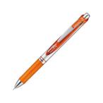 ぺんてる エナージェル ノック式 シルバー軸 0.5mm オレンジ オレンジインク ゲルインクボールペン