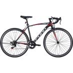 【メーカー直送】21Technology ロードバイク GT100S マットブラック レッド【代引不可】【お客様組立】