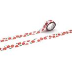 【お取り寄せ】カモ井 まるいちきゅう 椿 MTMARU11 デコレーション用マスキングテープ １５ｍｍ幅 デコレーショングッズ