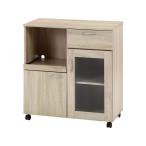 【メーカー直送】不二貿易 キッチンワゴン ホワイトオーク 70688【代引不可】【お客様組立】キッチンワゴン ワゴン 棚 収納 厨房 キッチン テーブル