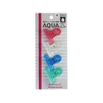 mi блеск прозрачный зажим aqua маленький 4шт.@PCC-02P Medama зажим останавливать . канцелярские принадлежности офисная работа 