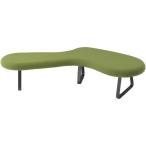 [ производитель прямая поставка ]ito-kif low lounge 3 -местный bench leaf зеленый черный рама [ оплата при получении не возможно ]