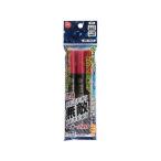 【お取り寄せ】寺西化学工業 ガテン無敵マーカーPRO おの型 3本 赤 赤 レッド系 油性ペン 油性マーカー