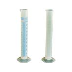 【お取り寄せ】レオナ 1255-01 メスシリンダー(エンボス)10ml 4205-1110 メスシリンダー ガラス容器 計量器