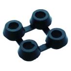 Yahoo! Yahoo!ショッピング(ヤフー ショッピング)【お取り寄せ】TRUSCO 有孔ラバーマット ジョイントパーツ TTRM-J 安全 現場 作業