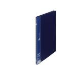 プラス クリアーファイル A4タテ 10ポケット ネイビー 88411 FC-121EL Ａ４ 固定式クリヤーファイル