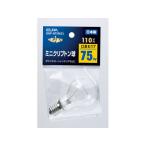 【お取り寄せ】朝日電器 ミニクリプトン球 75Wクリア GKP-H75H(C) クリプトン電球 豆電球 電球 蛍光灯 ライト 照明器具 家電