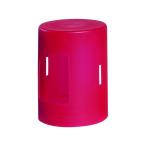 【お取り寄せ】カーボーイ カラープラポール キャップ レッド CP01 道路 現場 安全 作業