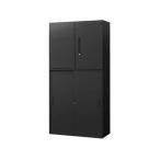 [ производитель прямая поставка ]Netforcei-semb Lee библиотека 2 шт. комплект 2 уровень 3 уровень цилиндр черный [ оплата при получении не возможно ][ клиент сборка ] обе открытие библиотека steel шкаф запирающийся шкафчик 