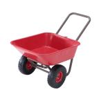 【メーカー直送】ファミリー・ライフ ノーパンク ガーデン2輪車 レッド a3655920【代引不可】【お客様組立】二輪車 運搬 農業用 台車 カートラック 作業