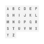 [ ваш заказ ]IM stencil A~Z 1 комплект 26 листов единица измерения знак размер 100×65mm покраска покраска защита окружающих объектов салон общественные сооружения строительство материал 