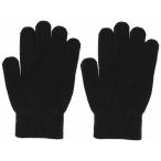 【お取り寄せ】おたふく手袋 のびのび手袋 ブラック 防寒手袋 作業用手袋