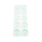 Yahoo! Yahoo!ショッピング(ヤフー ショッピング)【お取り寄せ】WAKI ソフトクッション φ12.7×3.5mm 10個入り CN-017 樹脂素材 ねじ ボルト 釘 素材 作業用品 工具