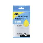  Iris o-yama Mini влажные салфетка minim 8 листов входит ×6 шт PWT-6PN используя .. модель влажные салфетка 