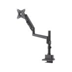 [ ваш заказ ] Sanwa Supply монитор arm одиночный * газ springs тип * фигурная скобка модель черный CR-LAC1407BK