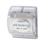 【お取り寄せ】トーキンコーポレーション ワンハンドクリップ 透明 OC-C マグネットクリップ マグネット 掲示物留め 吊下げ ＰＯＰ 掲示