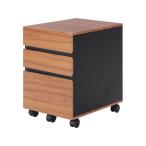 [ производитель прямая поставка ] не 2 торговля in шкаф SMART W400×D540×H595 Brown [ оплата при получении не возможно ][ клиент сборка ] тумбочка с ящиками Wagon из дерева стол офис стол офисный стол 
