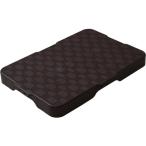 YAMAZEN 家庭用平台車 ホームキャリーライト ダークブラウン 家庭用平台車 台車 カートラック 作業