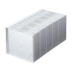 [ ваш заказ ] Sanwa Supply Blu-ray*DVD*CD кейс тонкий модель белый 50 шт. комплект CD DVD для пластик кейс носитель информации кейс носитель информации 