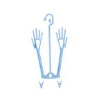 [ ваш заказ ]sawa Fuji перчатки вешалка прищепка есть голубой GH-01CLB стирка basami стирка вешалка стирка чистка чистка 