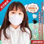 マスク 子供 立体 55枚 3D 4層構造 こども 子ども 超立体3D 不織布マスク かわいい 可愛い 感染予防対策 キッズ 子ども 息がしやすい 子供用 小さめ