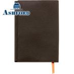 ブックカバー 革 名入れ アシュフォード ビバーチェ 文庫サイズ ブックカバー ブラウン×オレンジ 8093-284 8093