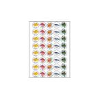 オキナ パリオシール 特選魚シール 直径1.7cm 200片入 PS1142 10セット PS1142