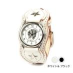 Yahoo! Yahoo!ショッピング(ヤフー ショッピング)腕時計 革 ケイシーズ（KCs） ウォッチブレス ナッシュビル プレーン ホワイト&ブラック KIR503W