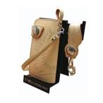 メンズ 長財布 革 ケイシーズ（KCs） プレーン ブーツステッチ・ライダース タン ウォシット KMW019TN