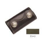 Yahoo! Yahoo!ショッピング(ヤフー ショッピング)キーホルダー 革 名入れ ケイシーズ（KCs） アイダホ グリーン キーケース コードバン KSK038GR