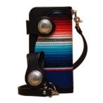 メンズ 長財布 革 ケイシーズ（KCs） インレイ&amp;オーバーレイ エルパソ ブラック ウォレット KSW006BK