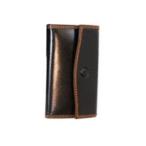 キーホルダー 革 名入れ ブリットハウス バッファローカーフ キーケース ブラック BF-6015BK