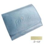 ブリットハウス ステラシリーズ felice mana ゴールド 二つ折りウォレット Fst-004GD